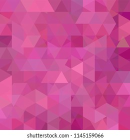 Background of pink geometric shapes. Abstract triangle geometrical background. Mosaic pattern. Vector EPS 10. Vector illustration