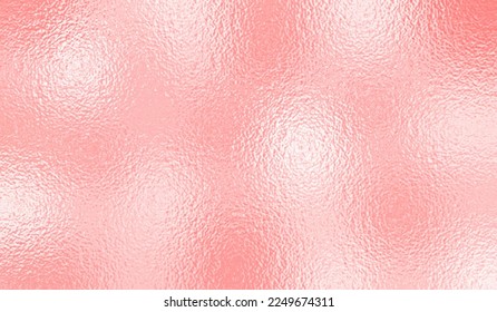 Background pink glitter foil. Backdrop soft pastel color. Dreamy gradient. Cute shine peachy ombre for girly prints design. Twinkle paper with gloss effect. Light sparkly pattern. Vector illustration 