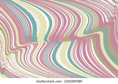 Background with pink and green stripes and dots. Simple overall design. For cards, wallpapers, Backdrops. Vector