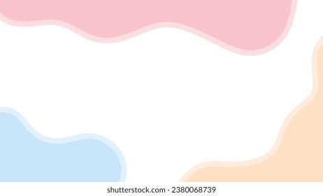 background pink orange and blue pastel color