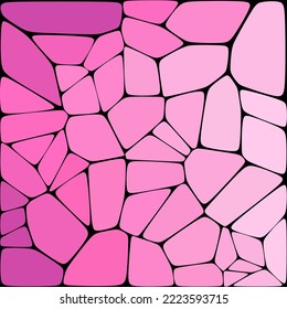 Fondo de guijarros rosados. Plantilla para publicidad, banner, presentación, portada, diseño y otros. elemento de diseño.