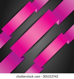 Background Pink Ribbons Stock Vector (Royalty Free) 305313743