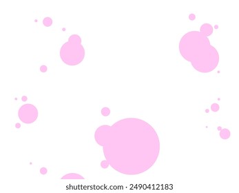 Background with pink spots. Airy-sweet associations and decoration for design. Calm tone and colors. Pop Art Retro Vector Illustration Kitsch Vintage 50s 60s Style