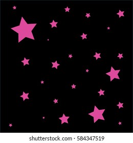 background pink star