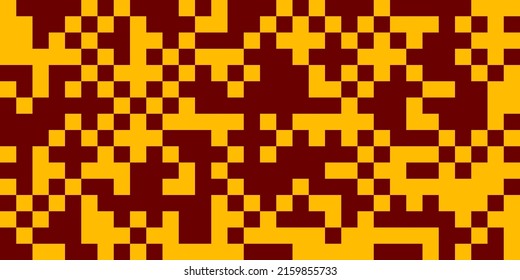 Background with pixels, abstract digital banner. Background with squares, digital pattern. Vector seamless cover