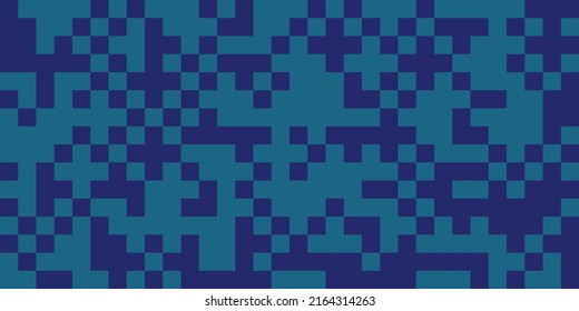 Background with pixels, abstract digital banner. Background with squares, digital pattern. Vector seamless cover