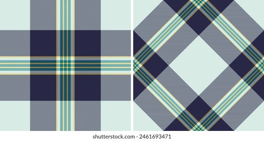 Background plaid fabric of texture tartan seamless with a check pattern vector textile. Set in kids colors for stylish picture ideas for fashion inspiration.
