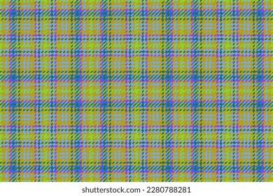 Background plaid texture. Pattern tartan seamless. Vector textile check fabric in blue and purple colors.