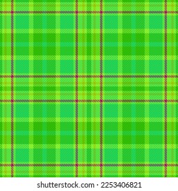 Background plaid vector. Textile seamless texture. Tartan fabric pattern check in green and pink colors.