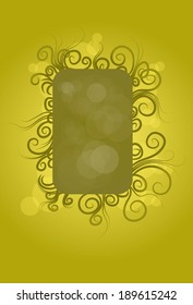 background with plant graphics