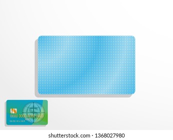 Background for plastic credit card. Vector illustration.