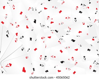 background with playing cards