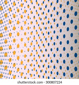 Background points, abstraction, blending, transparency, perspective, autumn leaves, vector, banner, illustration