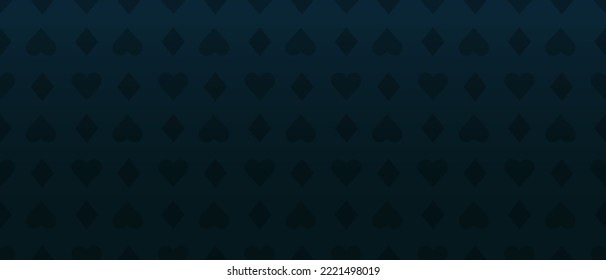 The background of the poker table is green. Vector illustration.