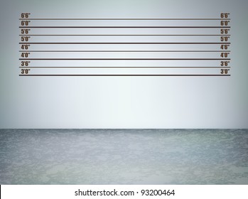 Background of  a police lineup, vector illustration with copy space
