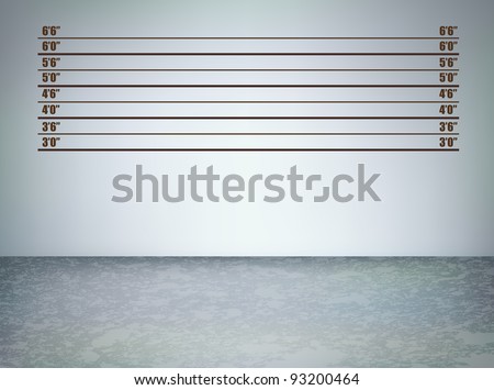 Background of  a police lineup, vector illustration with copy space