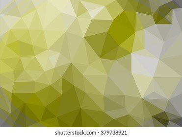 background polygon from triangles different colors with dark corner gold
