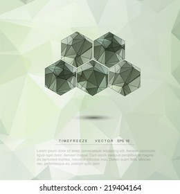  background  polygonal pattern illustration green