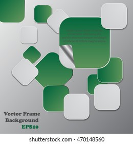 Background polygons cut paper- design template. Vector illustration for your business presentation