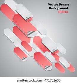Background polygons cut paper- design template. Vector illustration for your business presentation