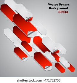 Background polygons cut paper- design template. Vector illustration for your business presentation