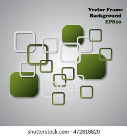 Background polygons cut paper- design template. Vector illustration for your business presentation