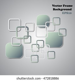 Background polygons cut paper- design template. Vector illustration for your business presentation