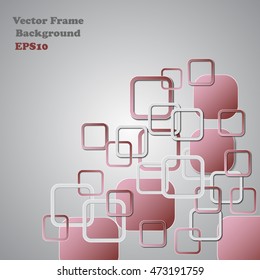 Background polygons cut paper- design template. Vector illustration for your business presentation