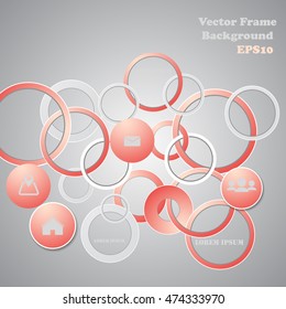 Background polygons cut paper- design template. Vector illustration for your business presentation