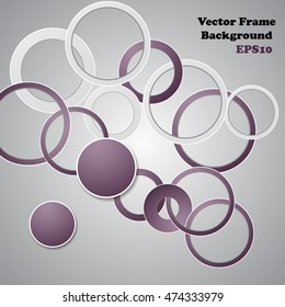 Background polygons cut paper- design template. Vector illustration for your business presentation