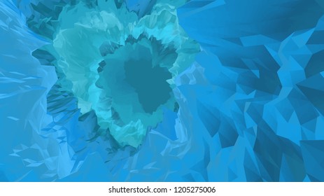 Background from polygons. With shadows and light.