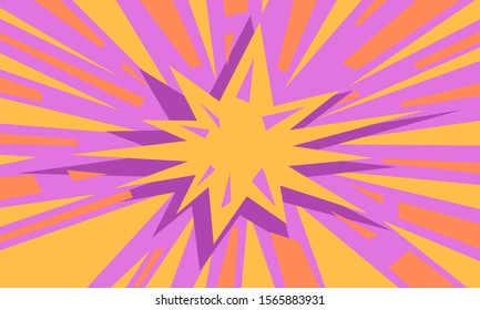 background Pop art retro vector illustration kitsch vintage drawing