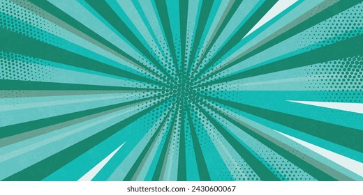 Background in pop art style. Abstract rays background. Vector background.