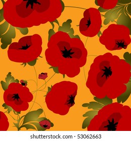  background with poppies