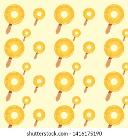 background popsicles cold fresh pineapples