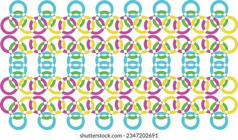 Der Hintergrund oder Teil des Bildschirms hinter dem angezeigten Fenster.rosa, blau, gelb, grün.