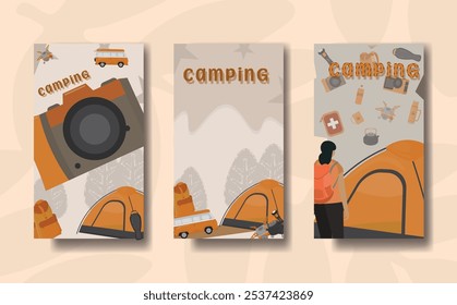 Background Portrait,  A Camping Adventure