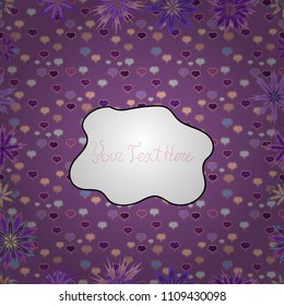 Background for poster or cover. Cute elegant flowers Vector illustration. Seamless pattern with leaves. Decorative floral elements for invitation and postcard design. Figure for textiles.