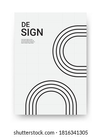 Background and Poster Design Templates. Elegant abstract geometric design. Vector Illustrations for Covers, books, social media stories and Pages