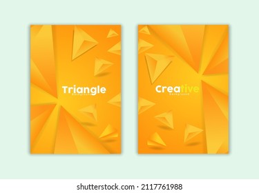 background, poster, modern triangle abstract. vector illustration