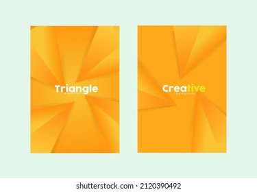 background, poster, modern triangle abstract. vector illustration