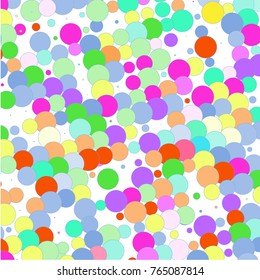 Background Poster Multicolored Dots Stock Vector (Royalty Free ...