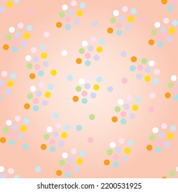 Hintergrund für Poster, Flyer, Illustrationen zum Thema Süßwaren, Süßigkeiten, Desserts, für Postkarten, Poster. Vektorgrafik