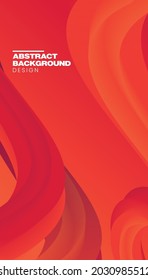 Retrato de fondo abstracto rojo y naranja moderno
