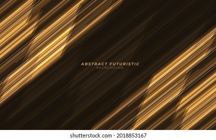 Background power of technology design and futuristic geometric perspective design. Abstract futuristic and tech background, Abstract art wallpaper. Vector illustration.