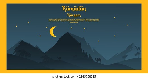 antecedentes para negocio de vectores premium saludos de ramadan kareem