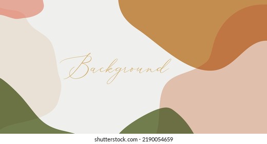 Hintergrund Premium-Vektorvorlage mit Farben in Pastellfarben. 