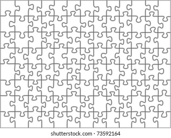 Background preparation in the form of a puzzle in a vector