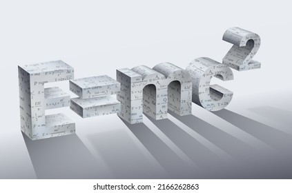 Background for the presentation of formulas in physics. Vector illustration of a realistic formula for the conservation of energy with a set of forms of the laws of physics. Sketch for creativity.