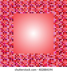 Background for presentation, greeting card, flyer or brochure.  Vector background with abstract geometric shapes pattern. Vector illustration. 